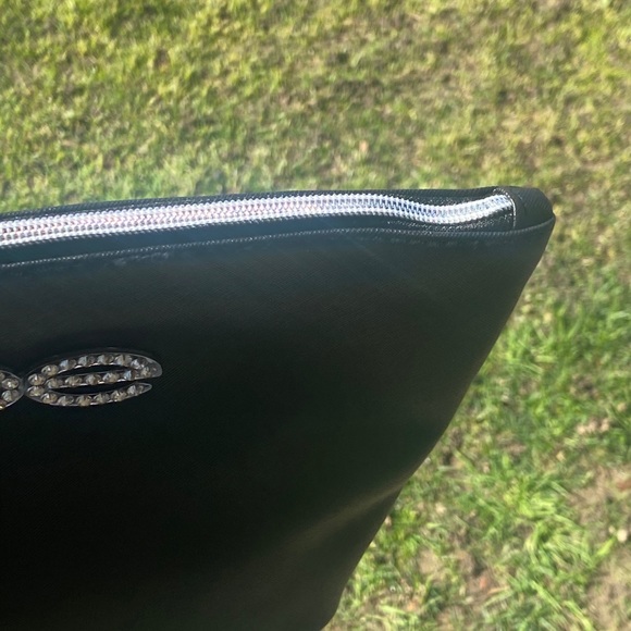BEBE black and bling travel bag , NWT - Picture 7 of 14